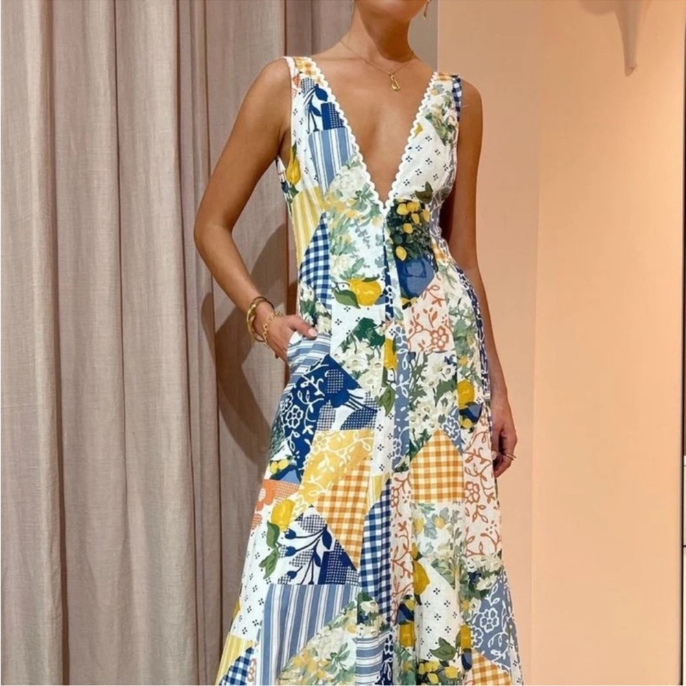 Commense Multicolor Patchwork Maxi Dress - Picture 2 of 4